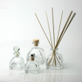 high end transparent cosmetic packaging empty reed glass diffuser bottle